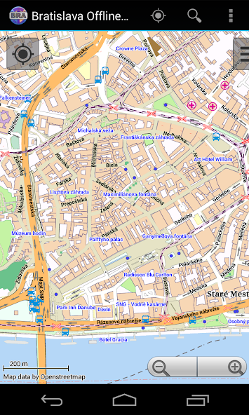 Bratislava City Map Lite