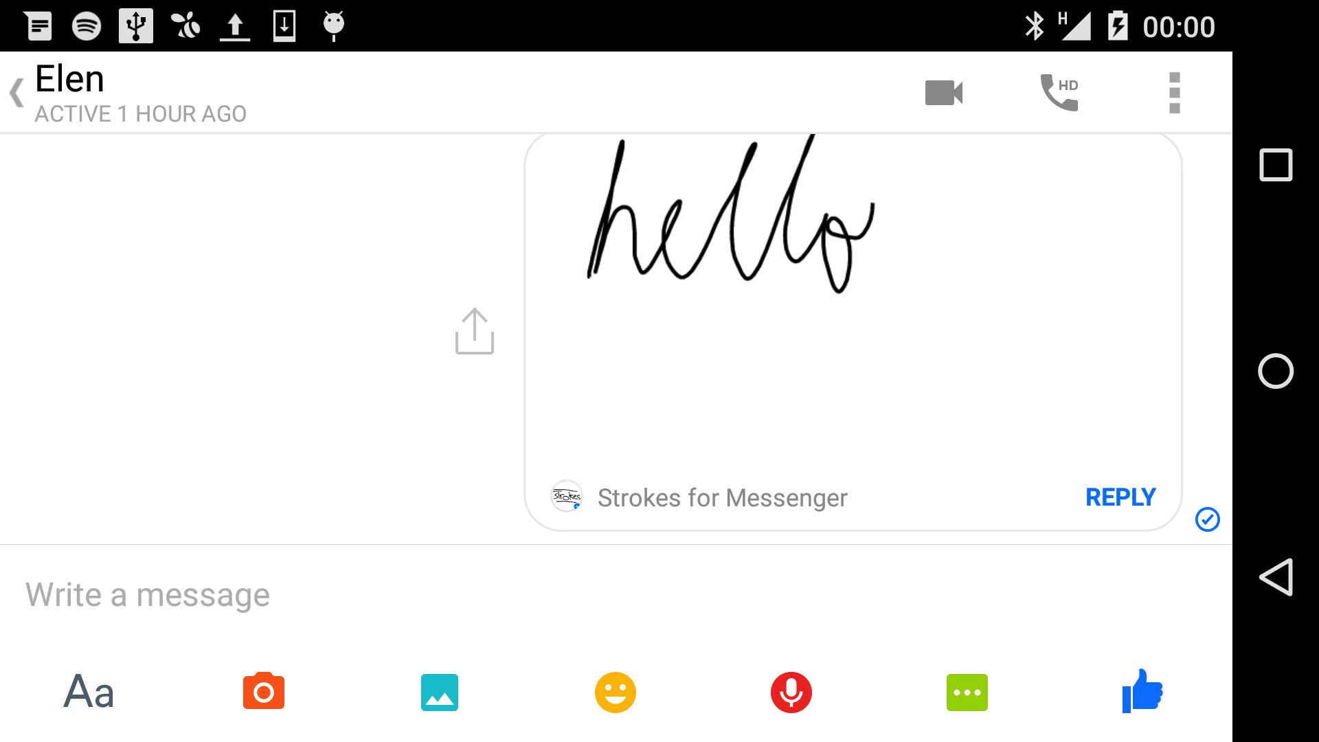 Strokes for Messenger