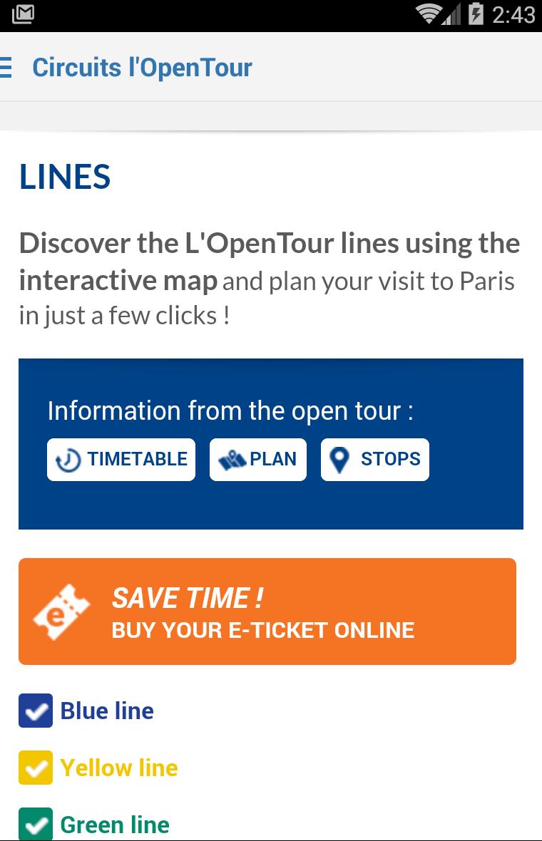 L'Open Tour Paris