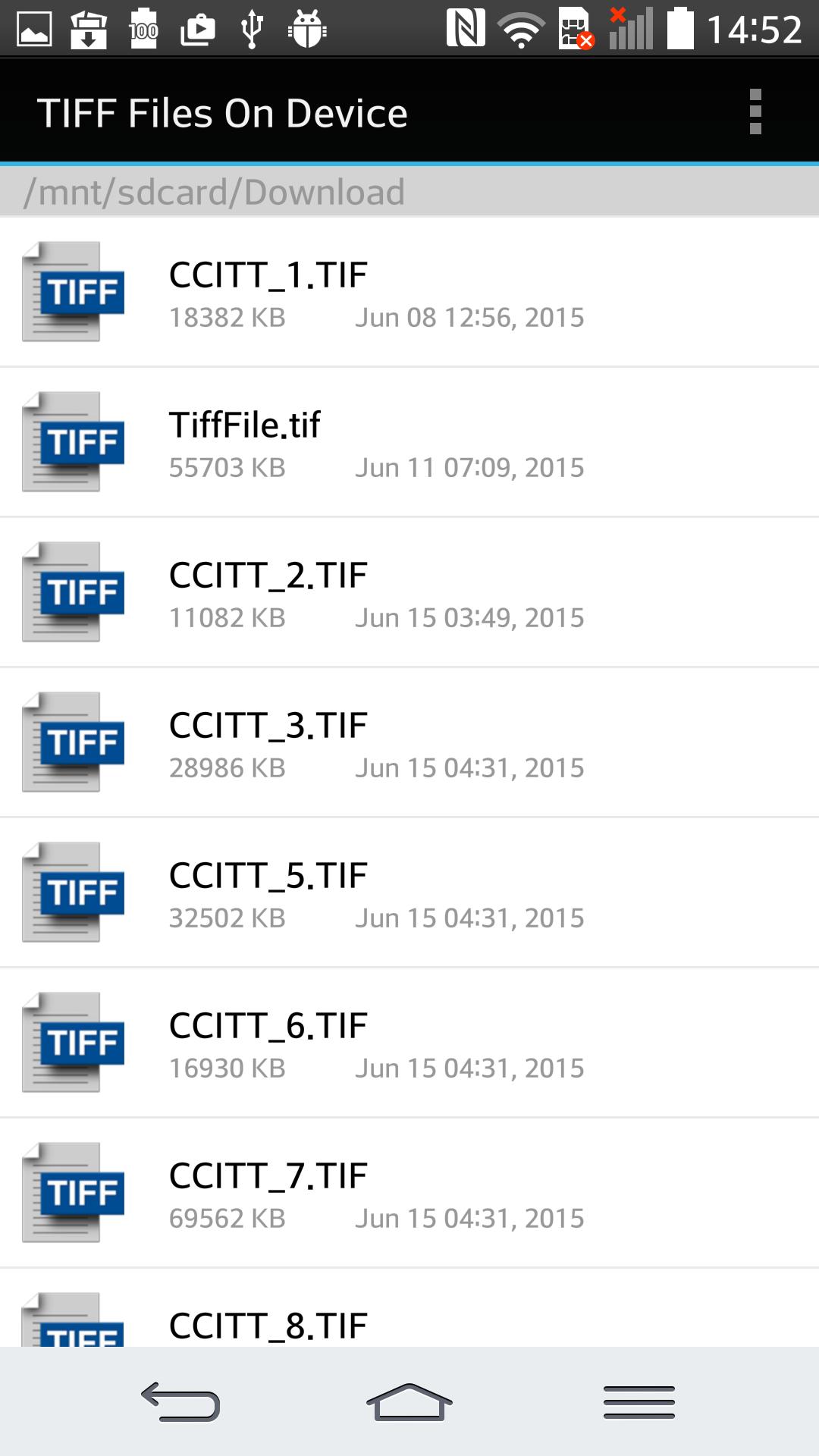TIFF and FAX viewer - lite