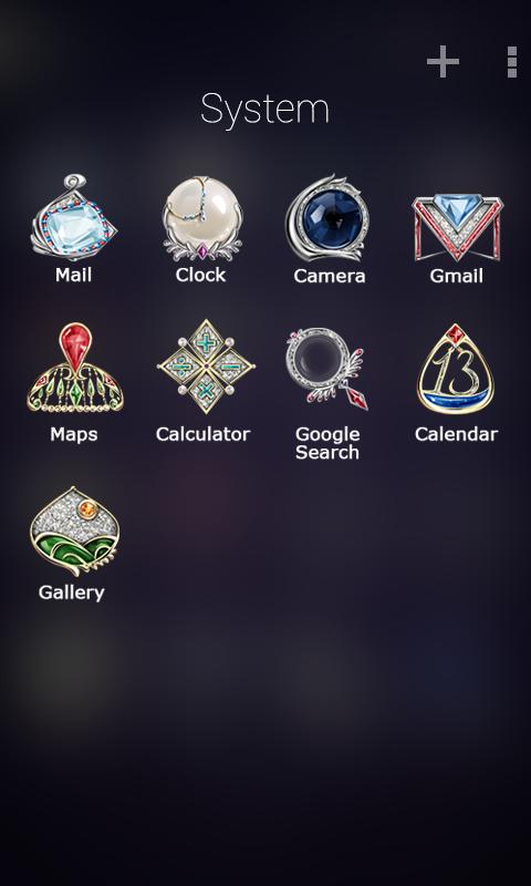 Jewelry GO Launcher Theme