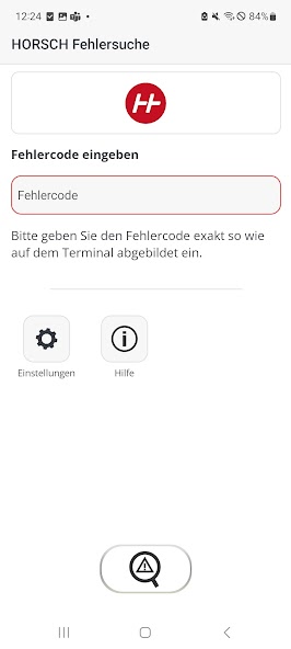 HORSCH Error Codes