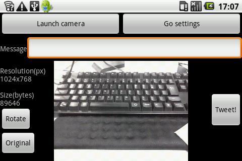 Camera2Tweet