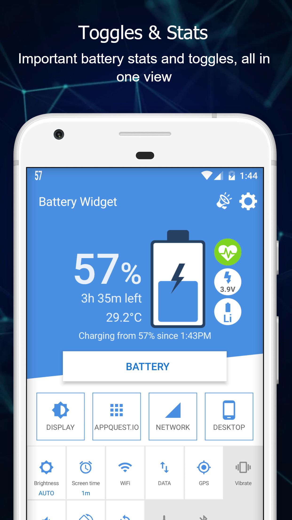 Battery Widget+