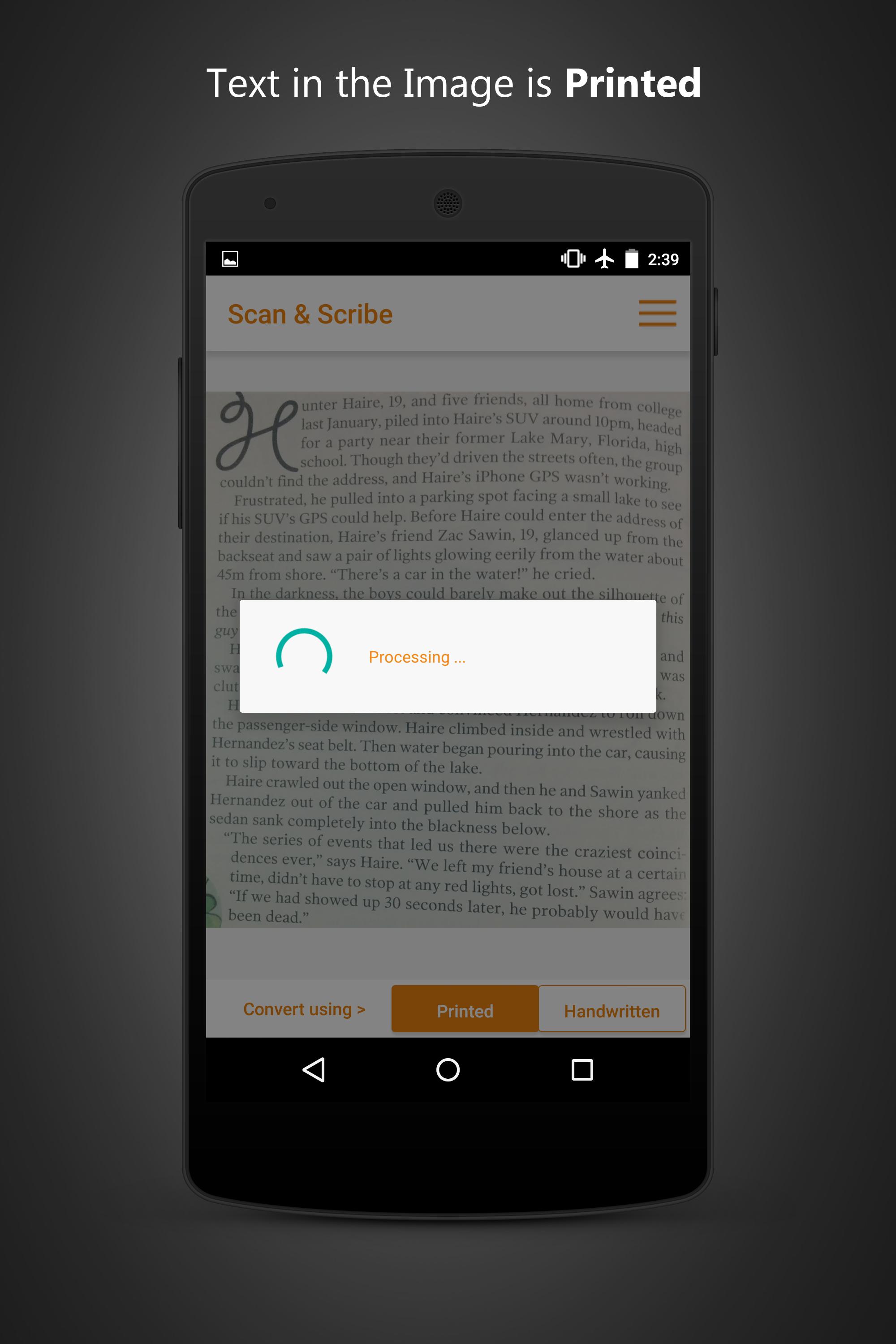 Scan & Scribe