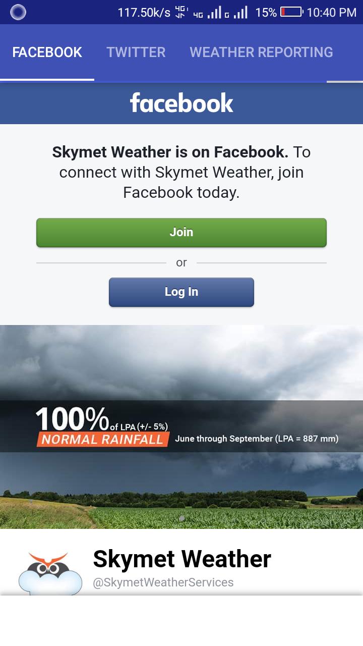 Weather Reporting
