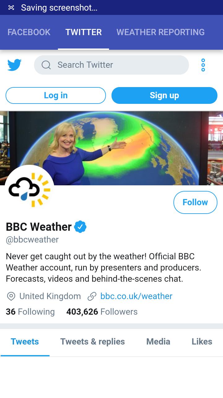 Weather Reporting