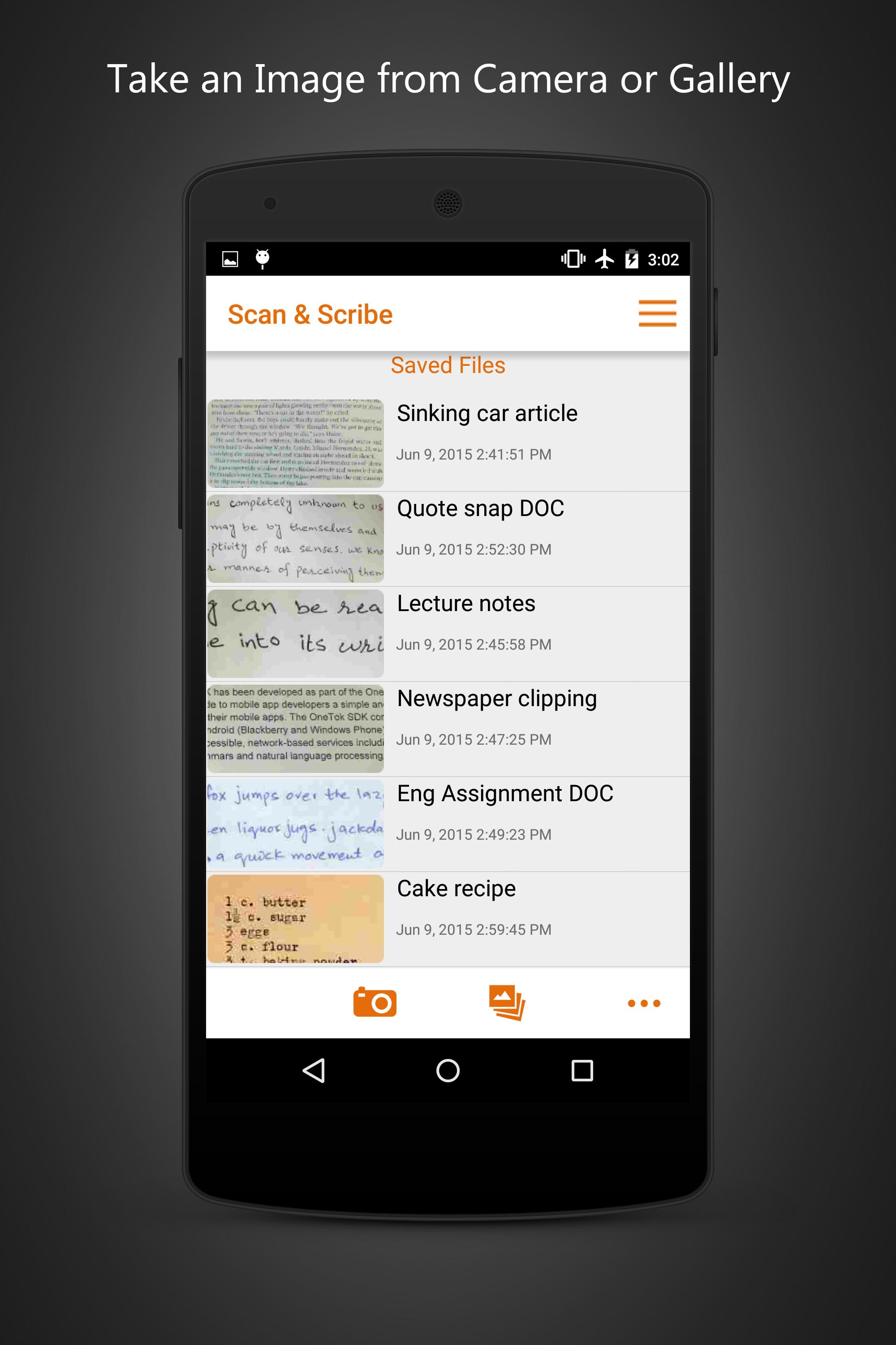 Scan & Scribe