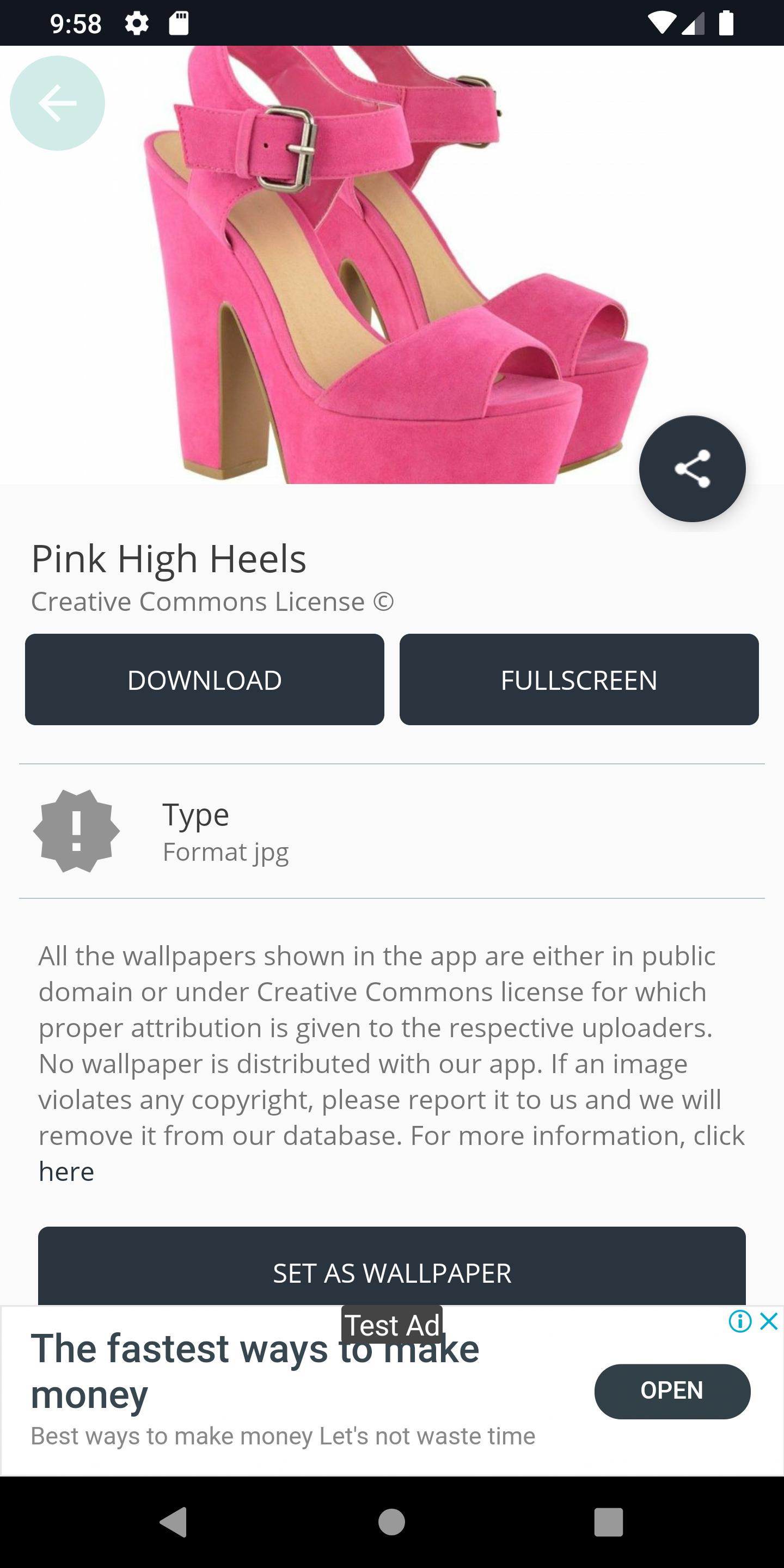 Pink High Heels