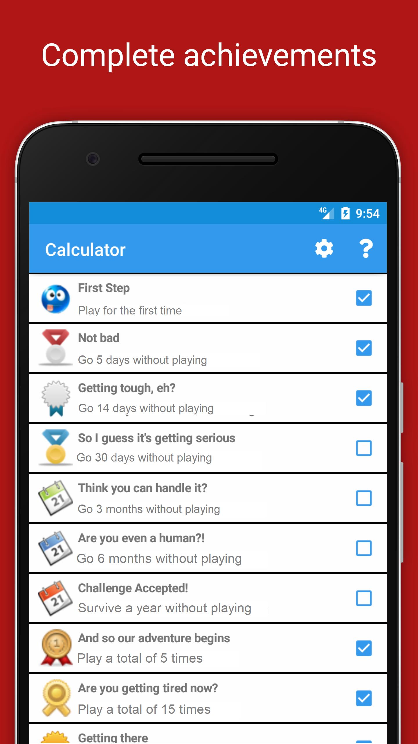 Abstinence Calculator - Adult