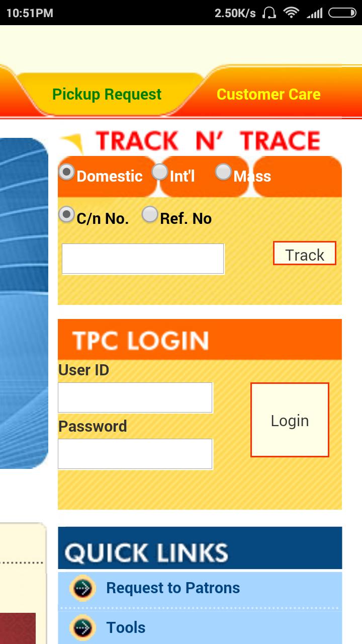 Professional Courier Tracking