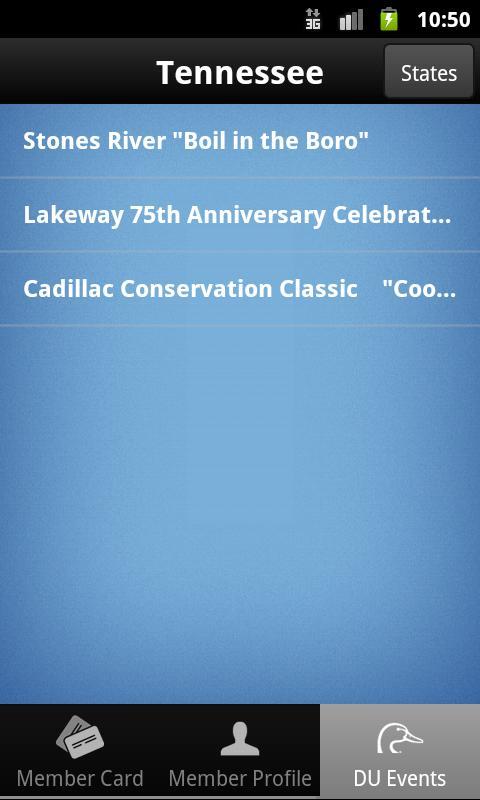 Ducks Unlimited Membership App