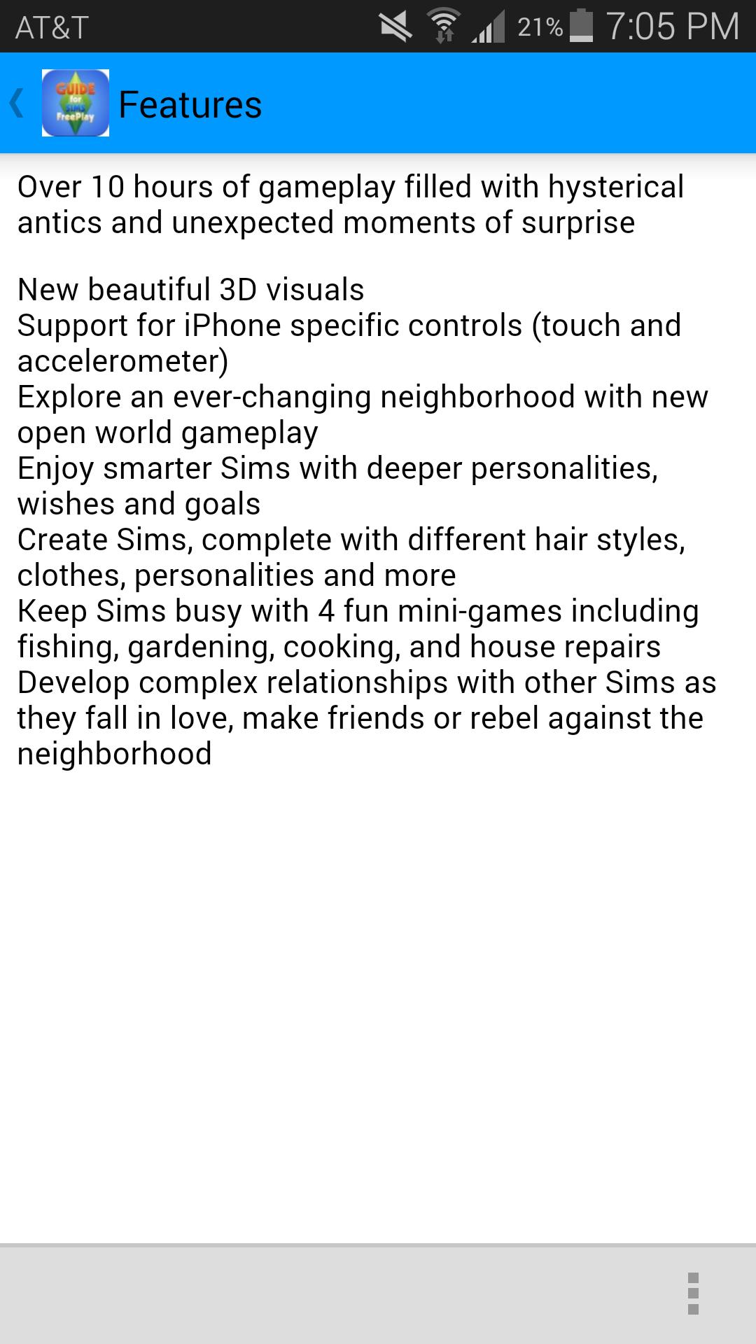 Helper for Sims Free-play