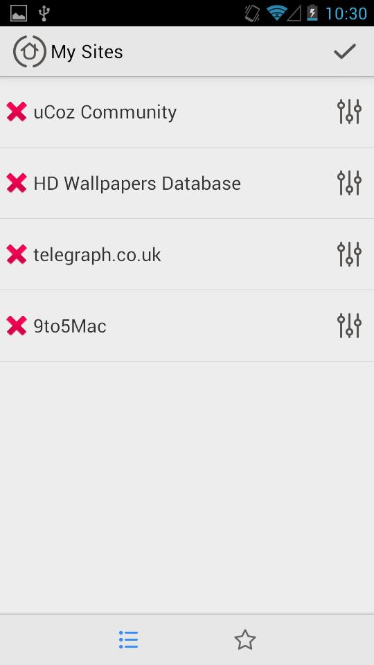 My Sites