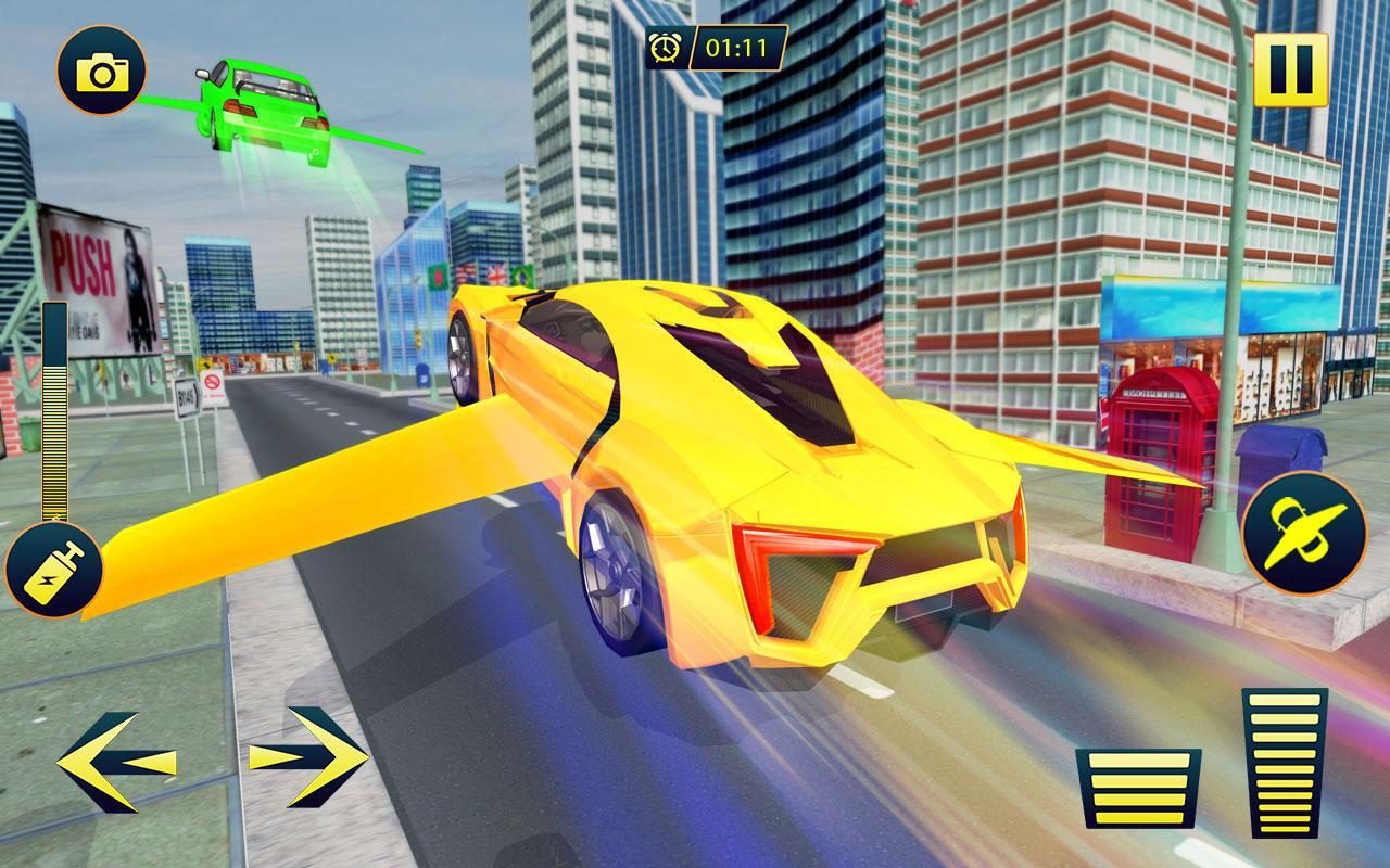 Flying Car Transformation Shooting