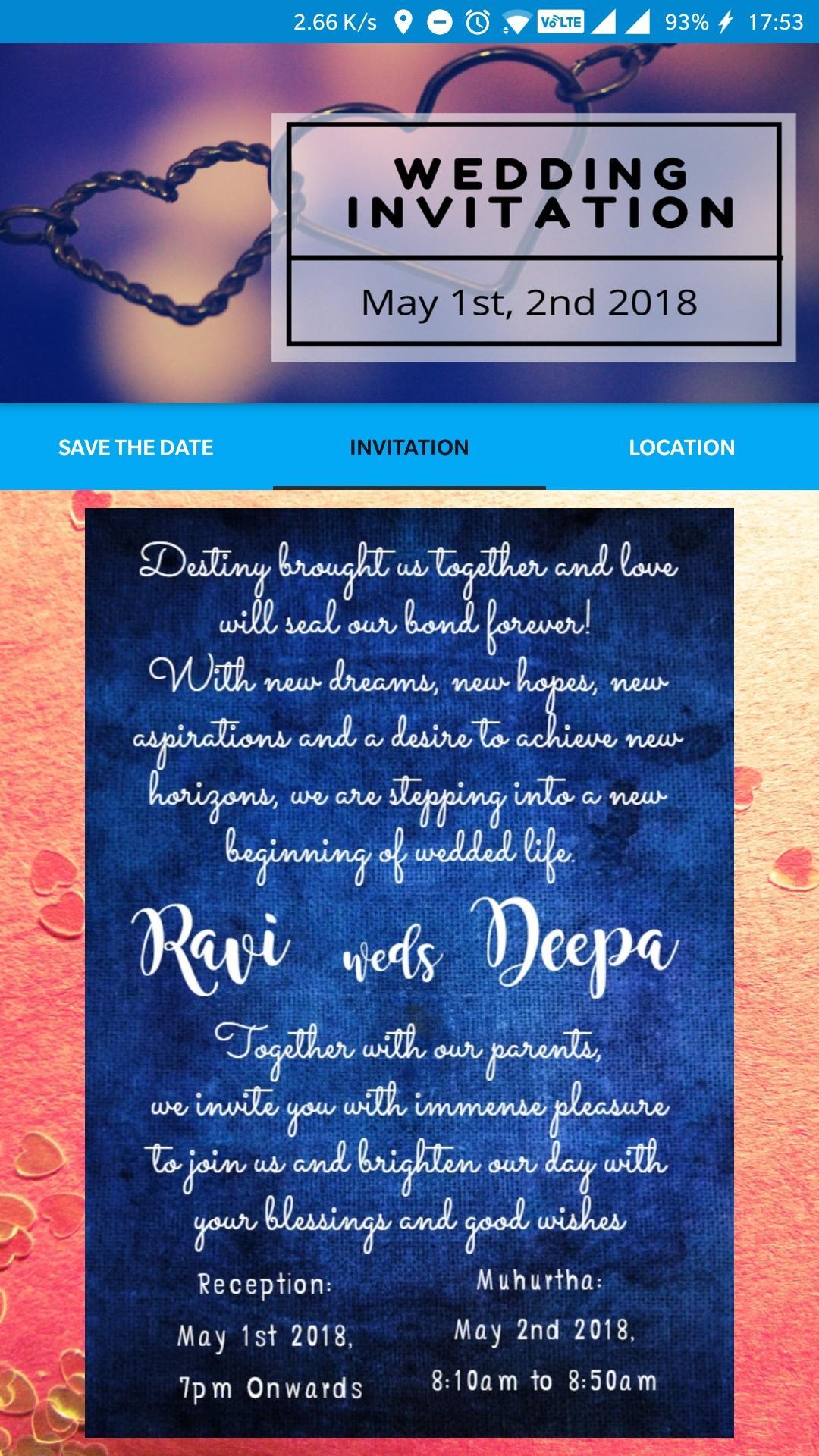Ravi Weds Deepa