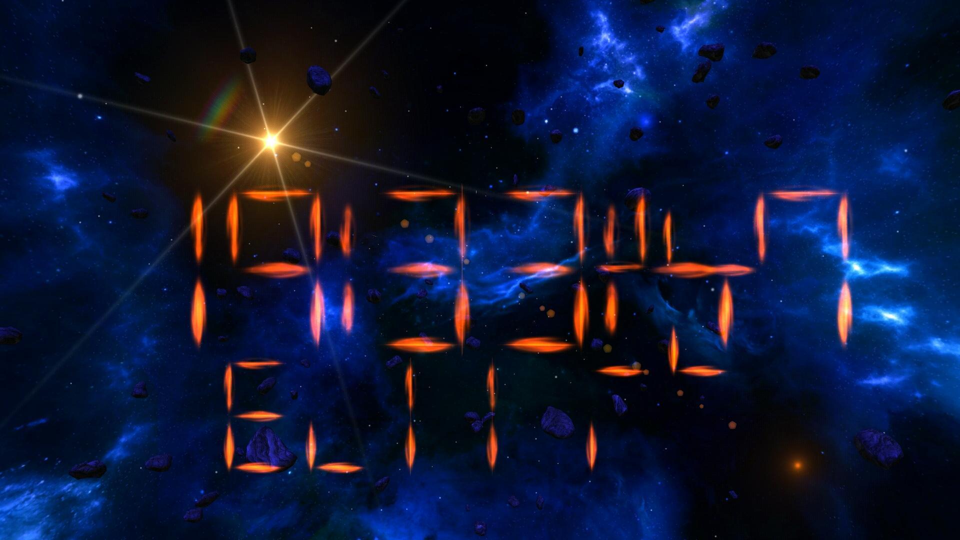 Space Clock 3D Free LWP
