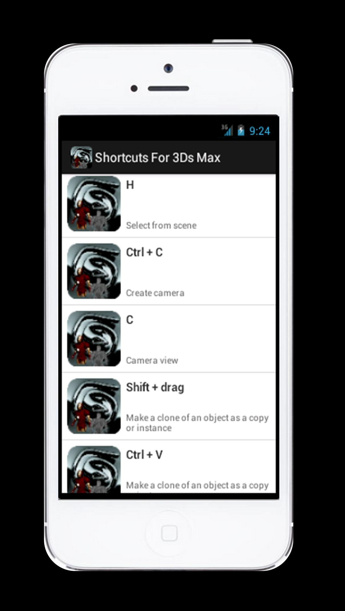 Shortcuts 3dsMax