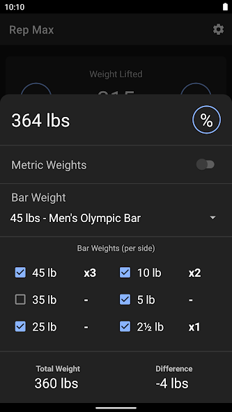 1 Rep Max