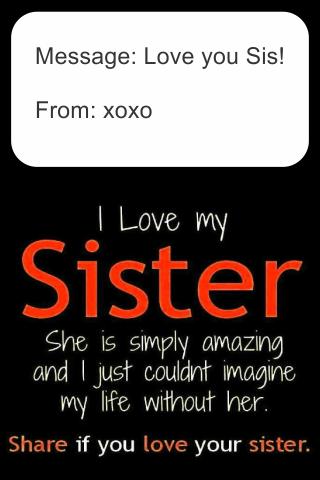 Love You Sister Wishes