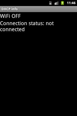 DHCP info