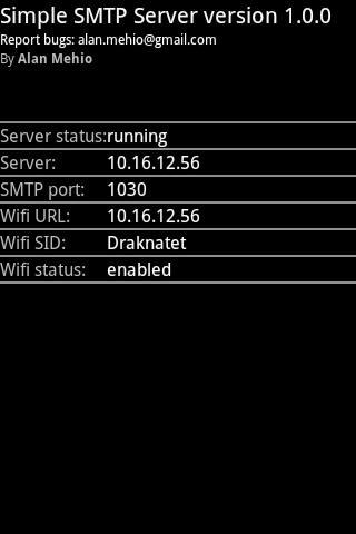 Simple SMTP server