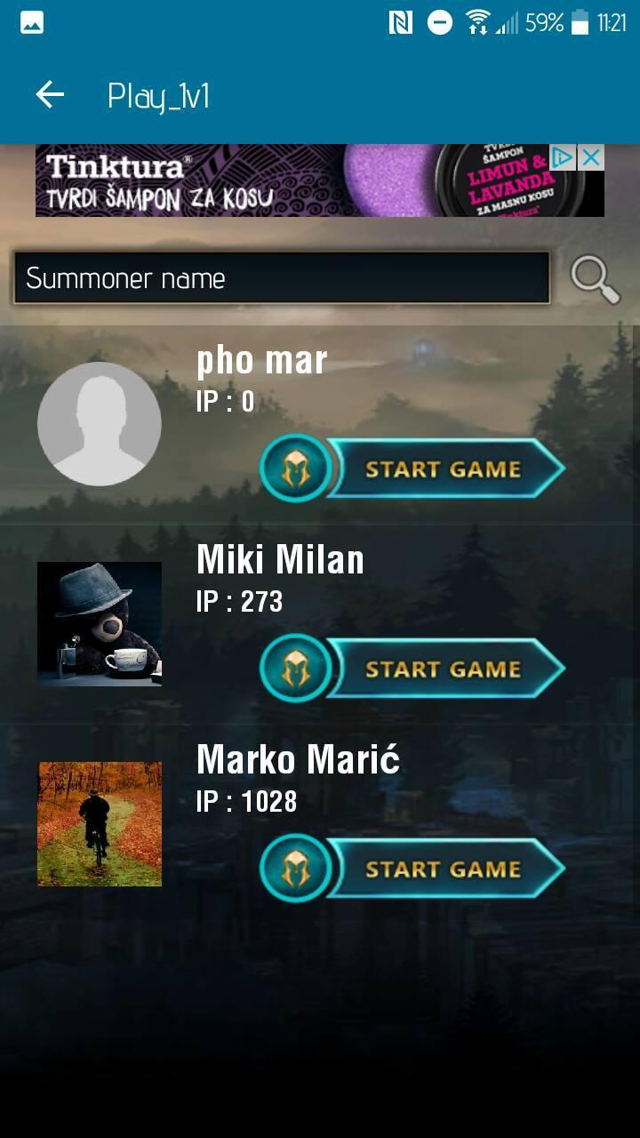 QUIZ for LoL 1v1