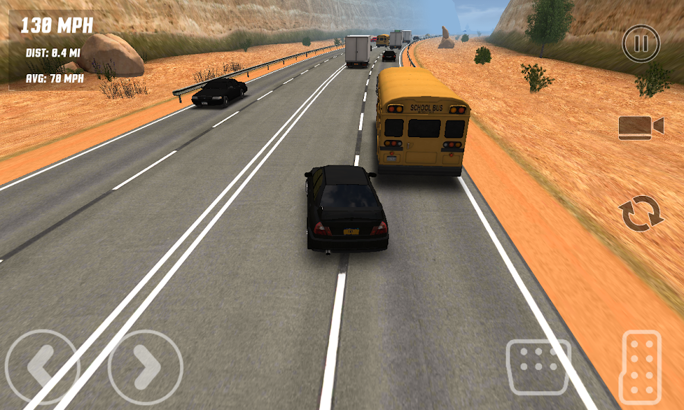 Freeway Traffic Rush