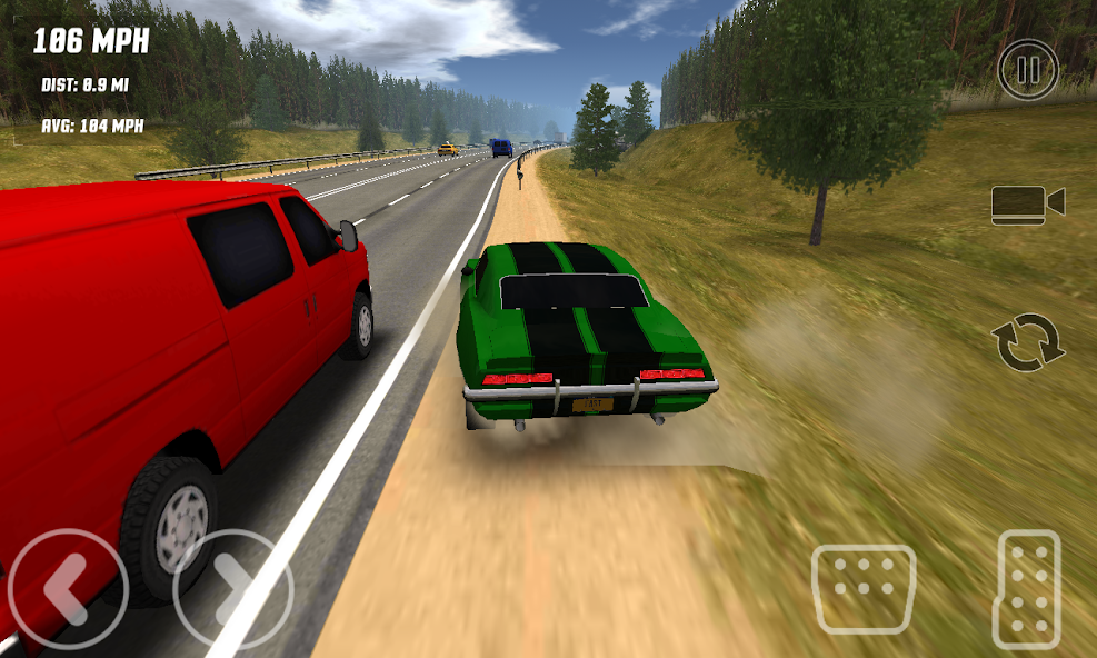 Freeway Traffic Rush