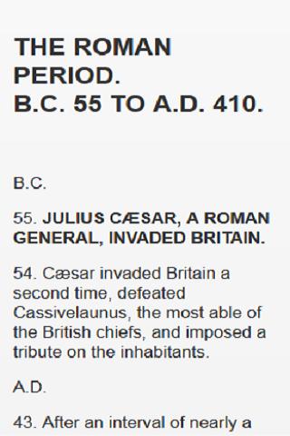 ENGLISH HISTORY