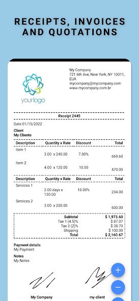 Receipt & Invoice