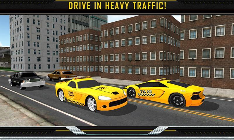 City Modern Airport Taxi Rush