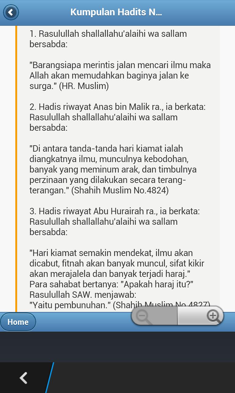 Kumpulan Hadits Nabi Lengkap