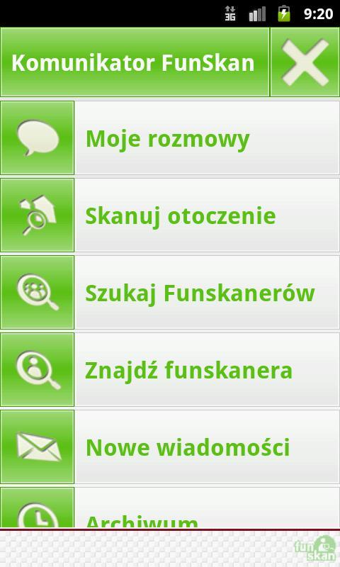 Komunikator FunSkan