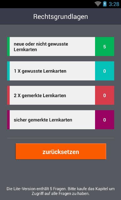 KLV Recht- lernen & trainieren