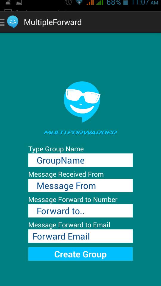 SMS AUTO FORWARDER