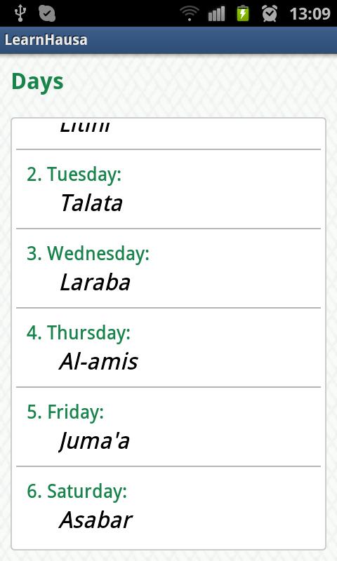 Learn Hausa