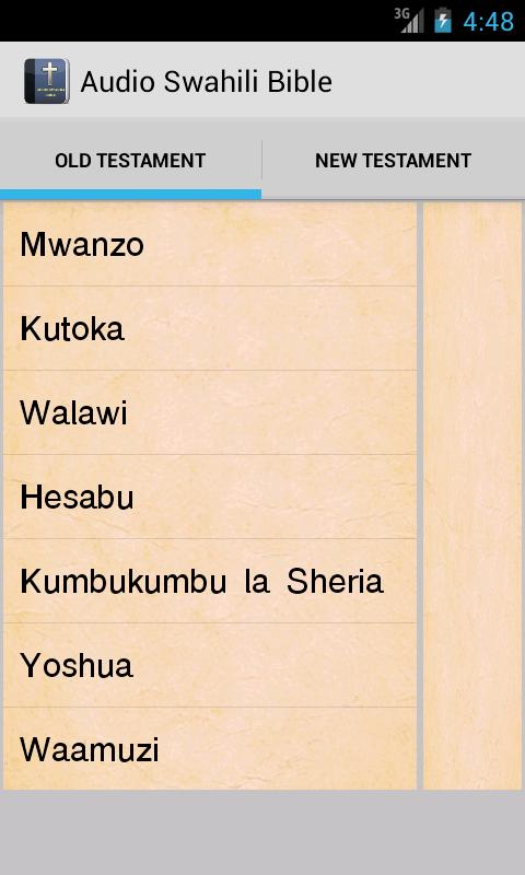 Audio Swahili Bible