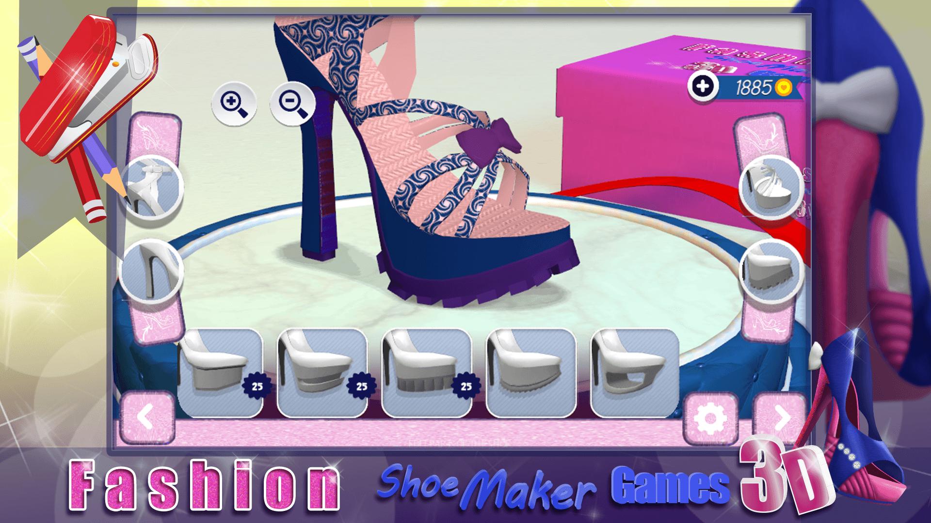 Fashion Shoe Maker Games 3D