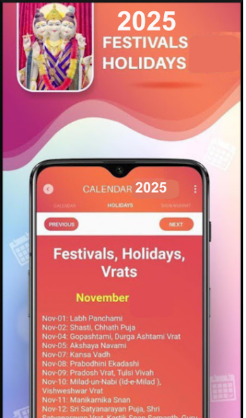2025 calendar - Thakur Bharat