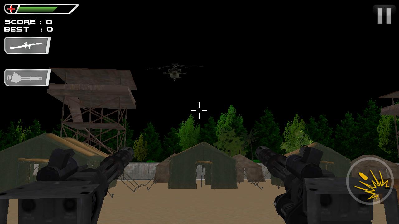 Heli Forest Base Attack