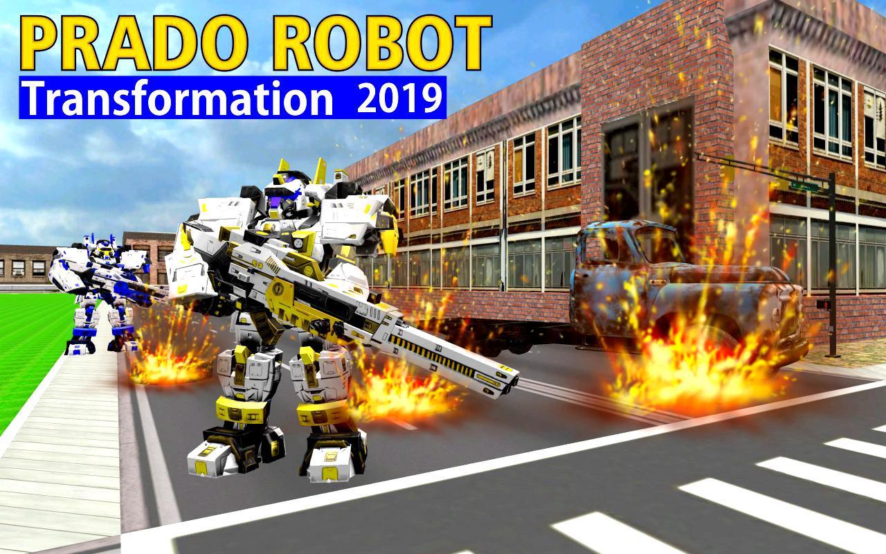 Prado Robot Car Transformation: Robot Games