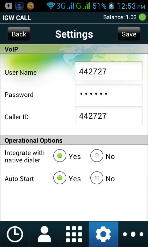 IGW CALL (Itel) Mobile Dialer