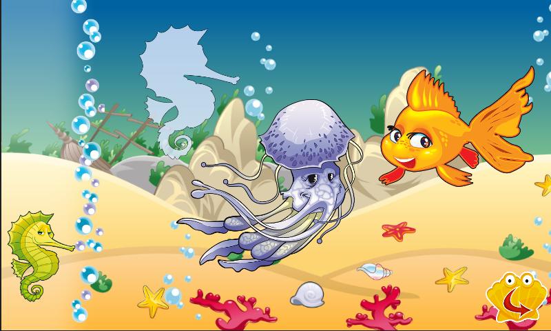 Toddler puzzle: Baby fish