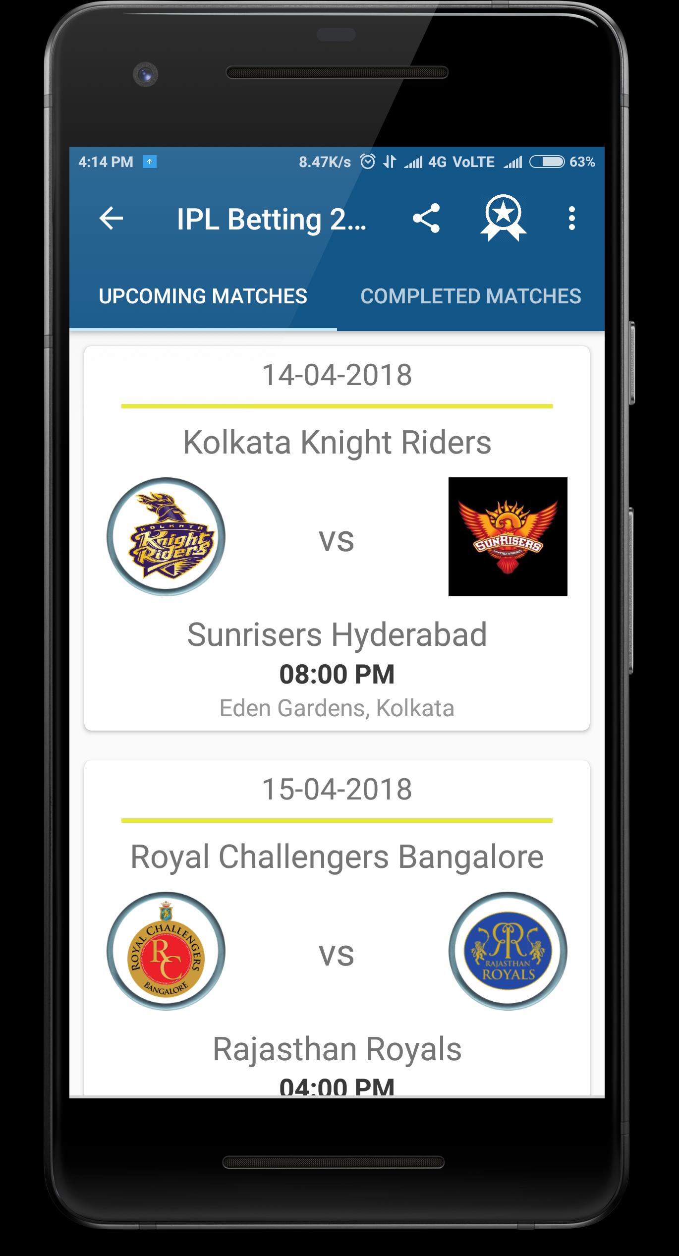 IPL Betting 2018