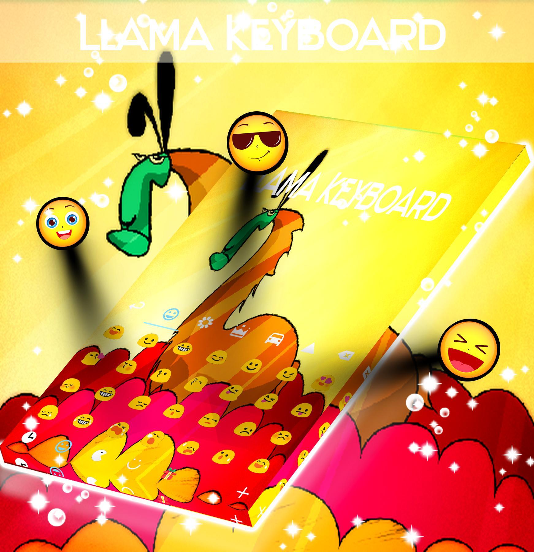 Angry Llama Theme Keyboard
