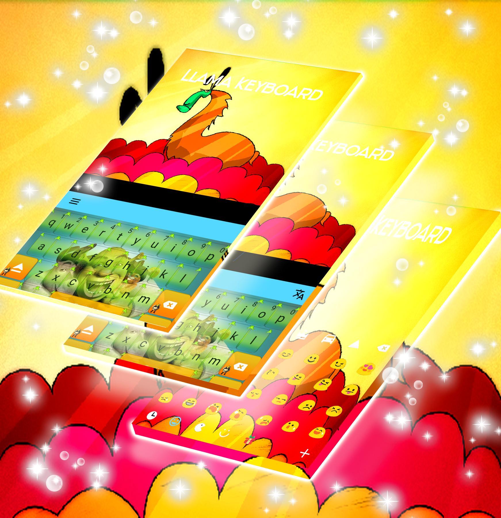 Angry Llama Theme Keyboard