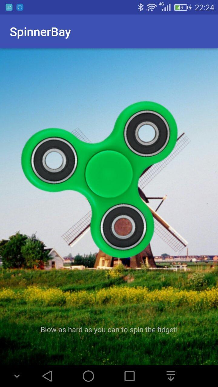 Spinner Bay, blow air to roll