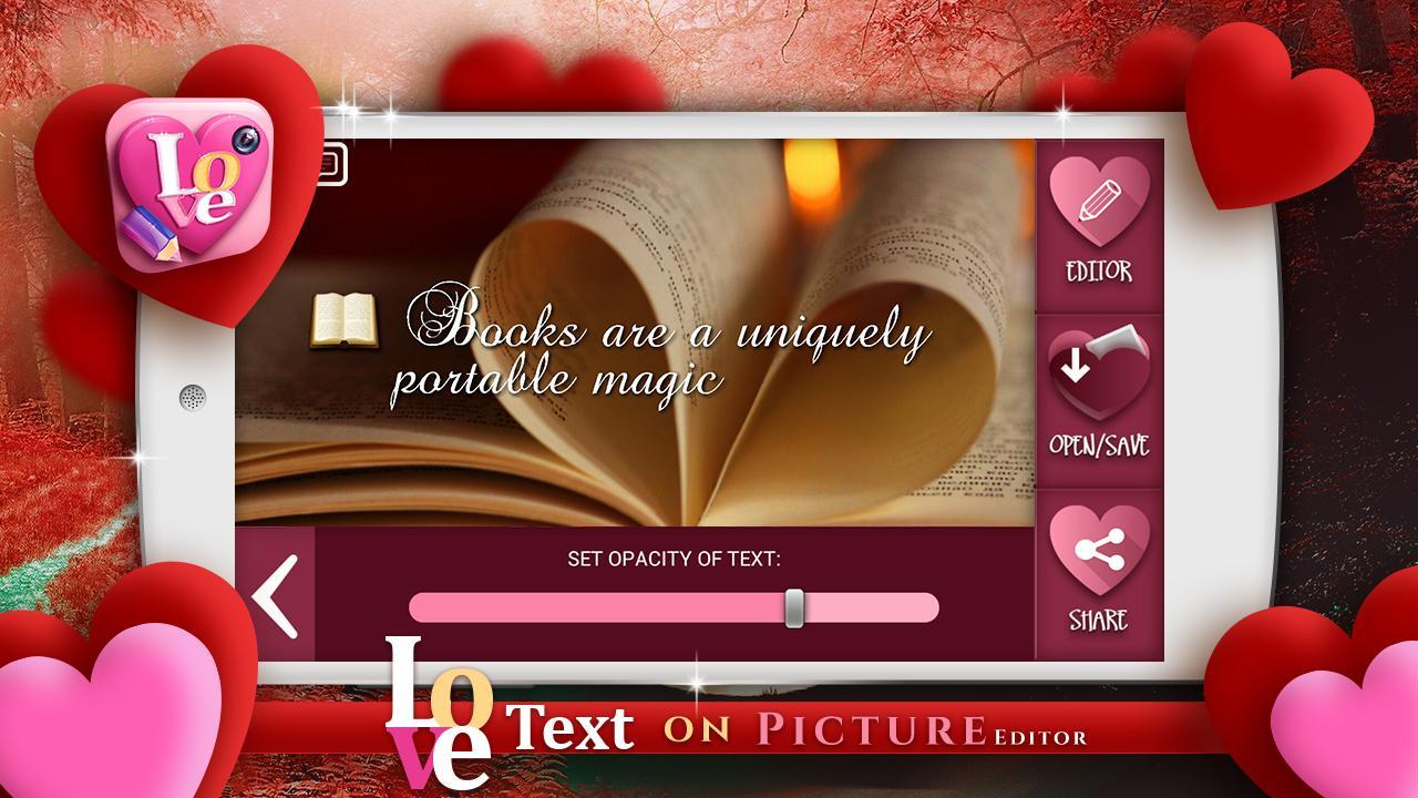 Love Text on Picture Editor