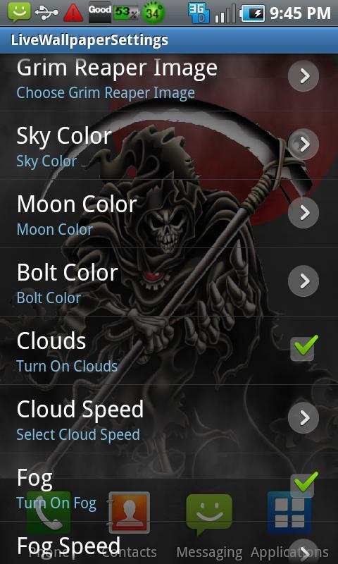 Grim Reaper LiveWallpaper Free